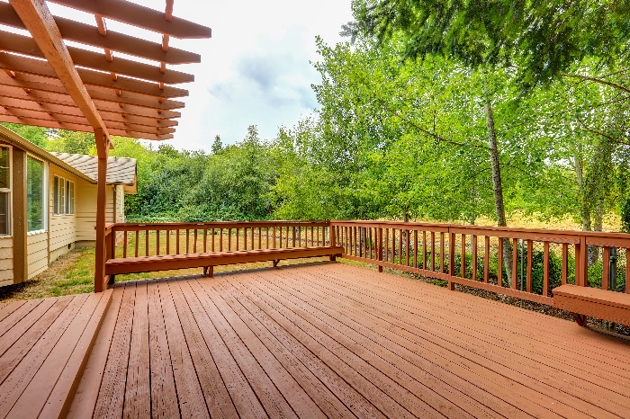 Wooden deck